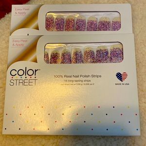 NWT Colorstreet glitter overlay bundle!